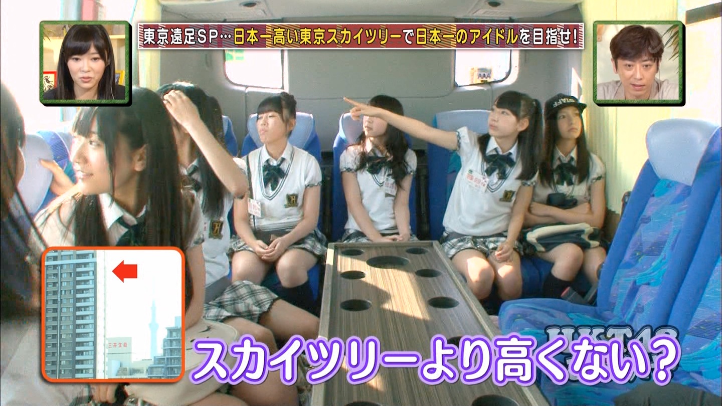 【放送事故】HKTメンバーのパンツが床のガラスに反射して完全にTVに映ってしまう004