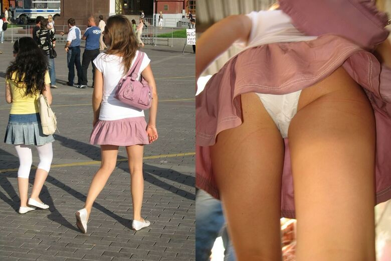 【盗撮】短いスカートの女の子のパンツを後ろから隠し撮り！丸見えすぎｗ086