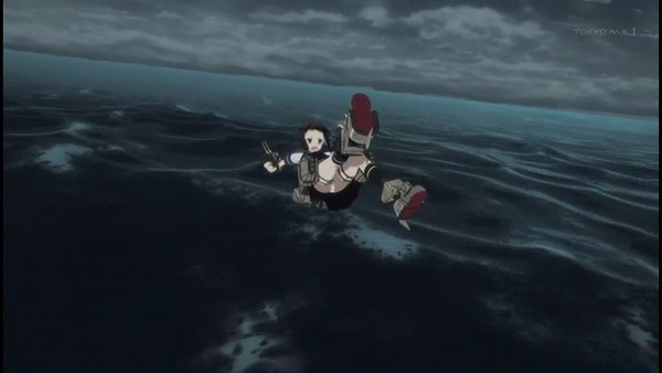 アニメ版『艦これ』1話キャプ画 海上で純白パンチラしまくりな件030