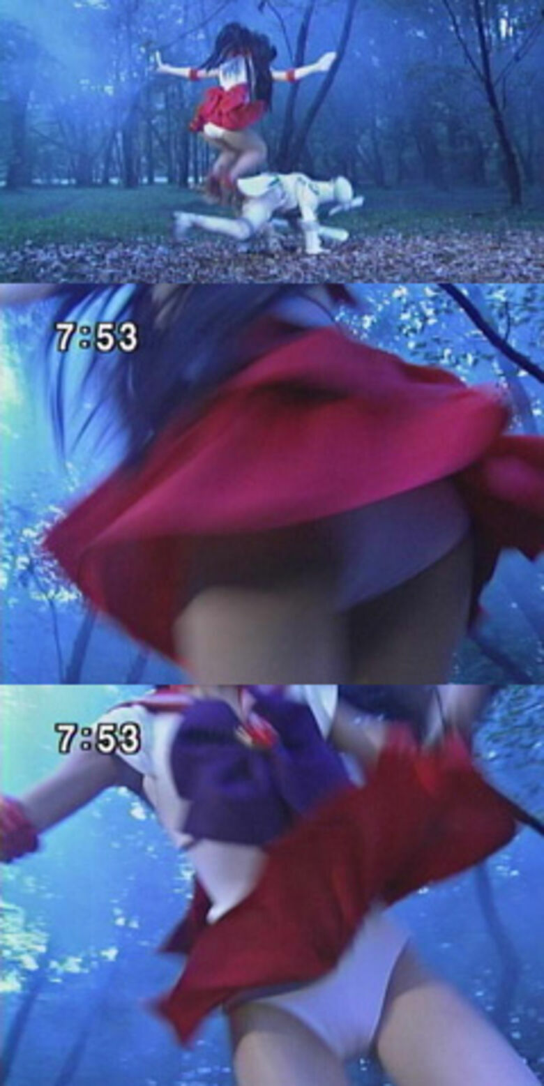 特撮ヒロイン パンチラ079