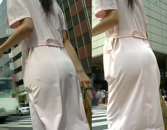 【街撮り】ズボンやスカートからパンティーラインが透けまくりンゴｗｗｗ023