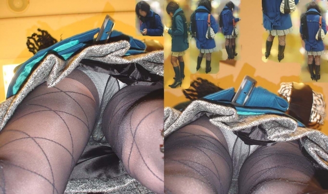 パンチラが抜ける逆さ撮り盗撮エロ動画像Vol.76_006枚目