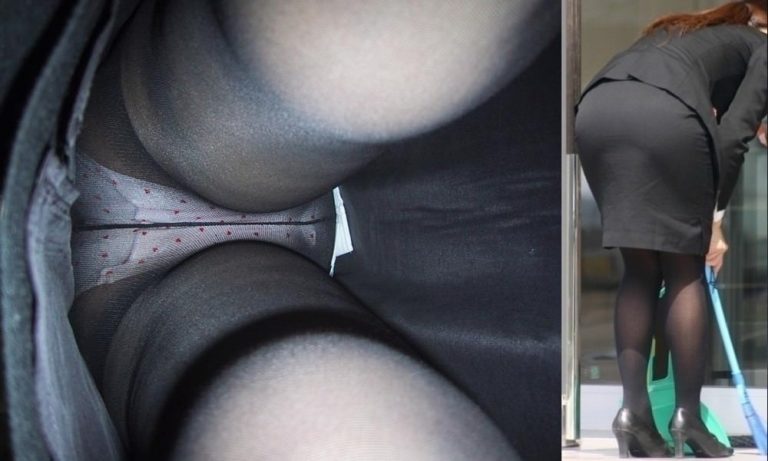 パンチラが抜ける逆さ撮り盗撮エロ動画像Vol.76_007枚目