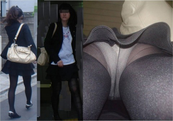 パンチラが抜ける逆さ撮り盗撮エロ動画像Vol.76_022枚目