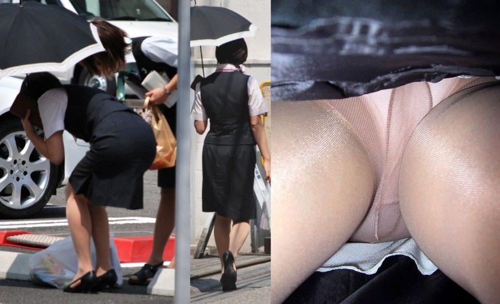 パンチラが抜ける逆さ撮り盗撮エロ動画像Vol.76_049枚目