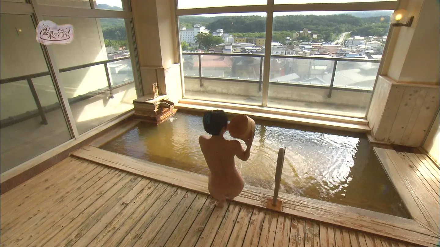 【もっと温泉に行こう！】松下奈緒似のモデルがハミマン　前編024