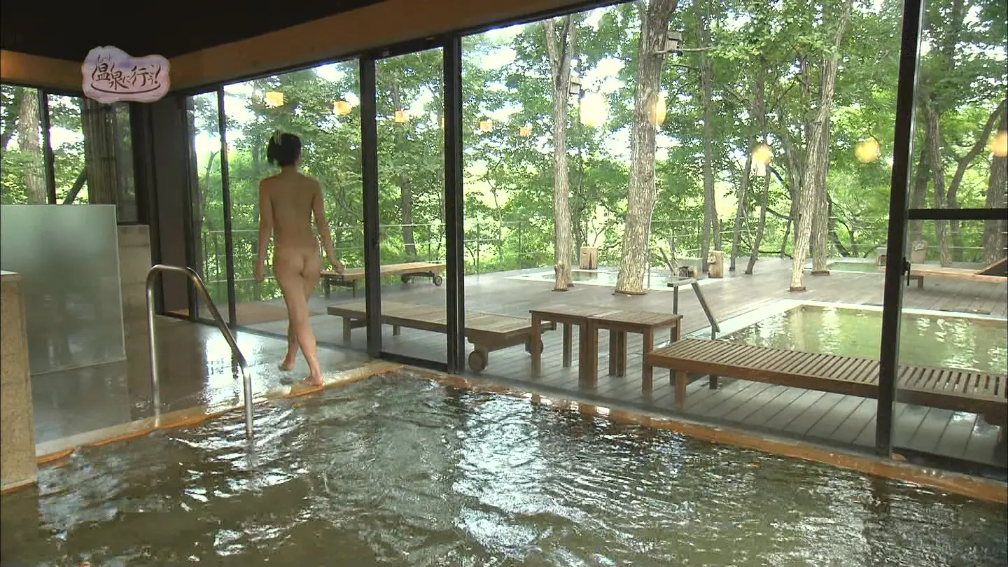 【もっと温泉に行こう！】松下奈緒似のモデルがハミマン　後編034
