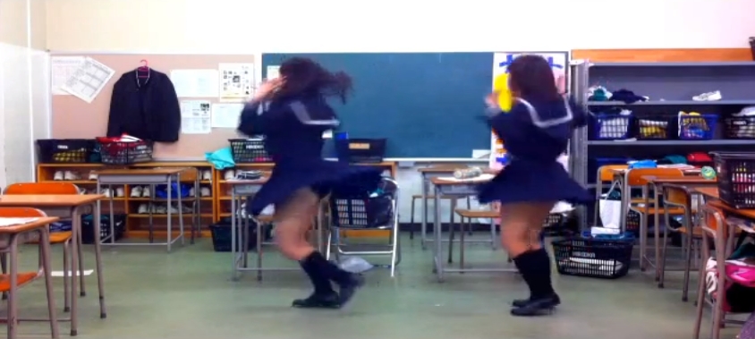 【動画】JK2人でスイートマジック踊ってみた010