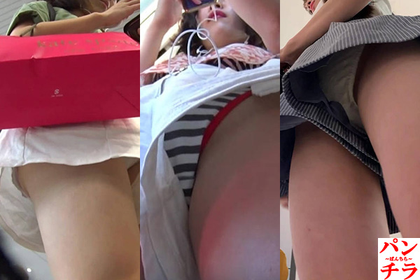 パンチラが抜ける逆さ撮り盗撮エロ動画像Vol.72_057枚目
