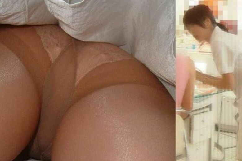 パンチラが抜ける逆さ撮り盗撮エロ動画像Vol.69_003枚目