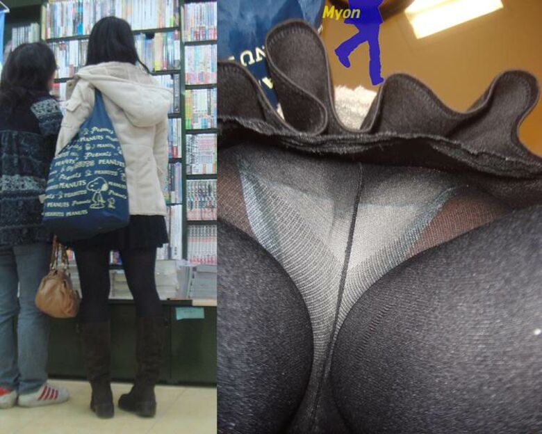 パンチラが抜ける逆さ撮り盗撮エロ動画像Vol.69_044枚目