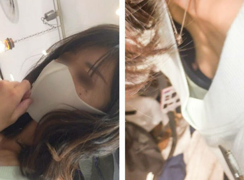 おっぱいポロリ エロ画像!盗撮・流出で露になった素人女性たちの乳首たち💕大量にまとめてみたぜ!!049