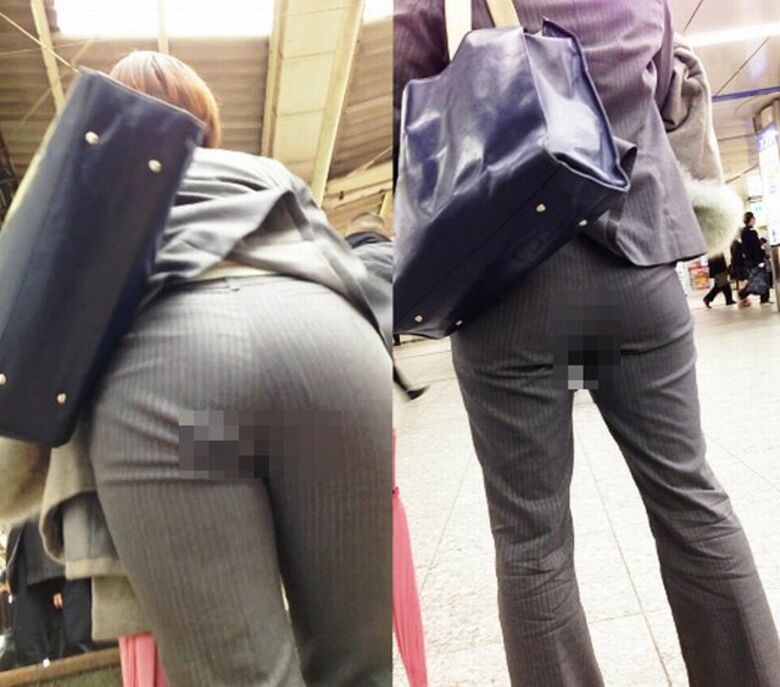 OL パン線盗撮画像!スーツからケツの形が分かって超エロいぜ!!ムチンムチンっす♪031