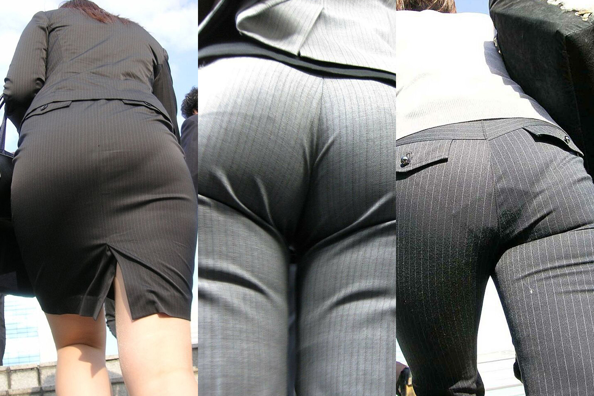 OL パン線盗撮画像!スーツからケツの形が分かって超エロいぜ!!ムチンムチンっす♪136