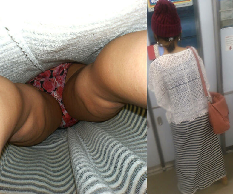 逆さ撮りローパンツ画像54枚！盗撮でエロいローアングルなパンチラ 太ももや抜ける!!016枚目