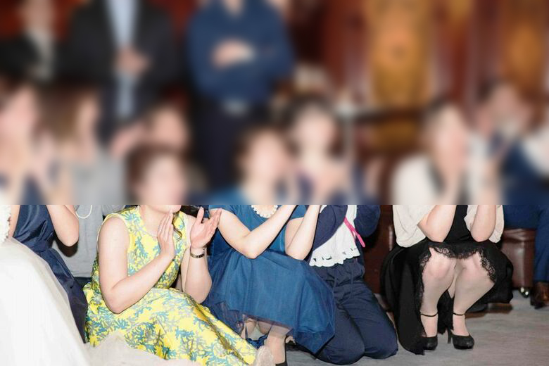 パーティドレス パンチラ画像だぜ!チラッと見えるパンツに大興奮しちゃいます♡020