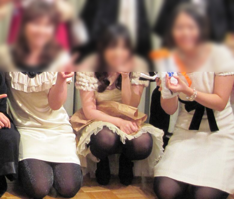 パーティドレス パンチラ画像だぜ!チラッと見えるパンツに大興奮しちゃいます♡025