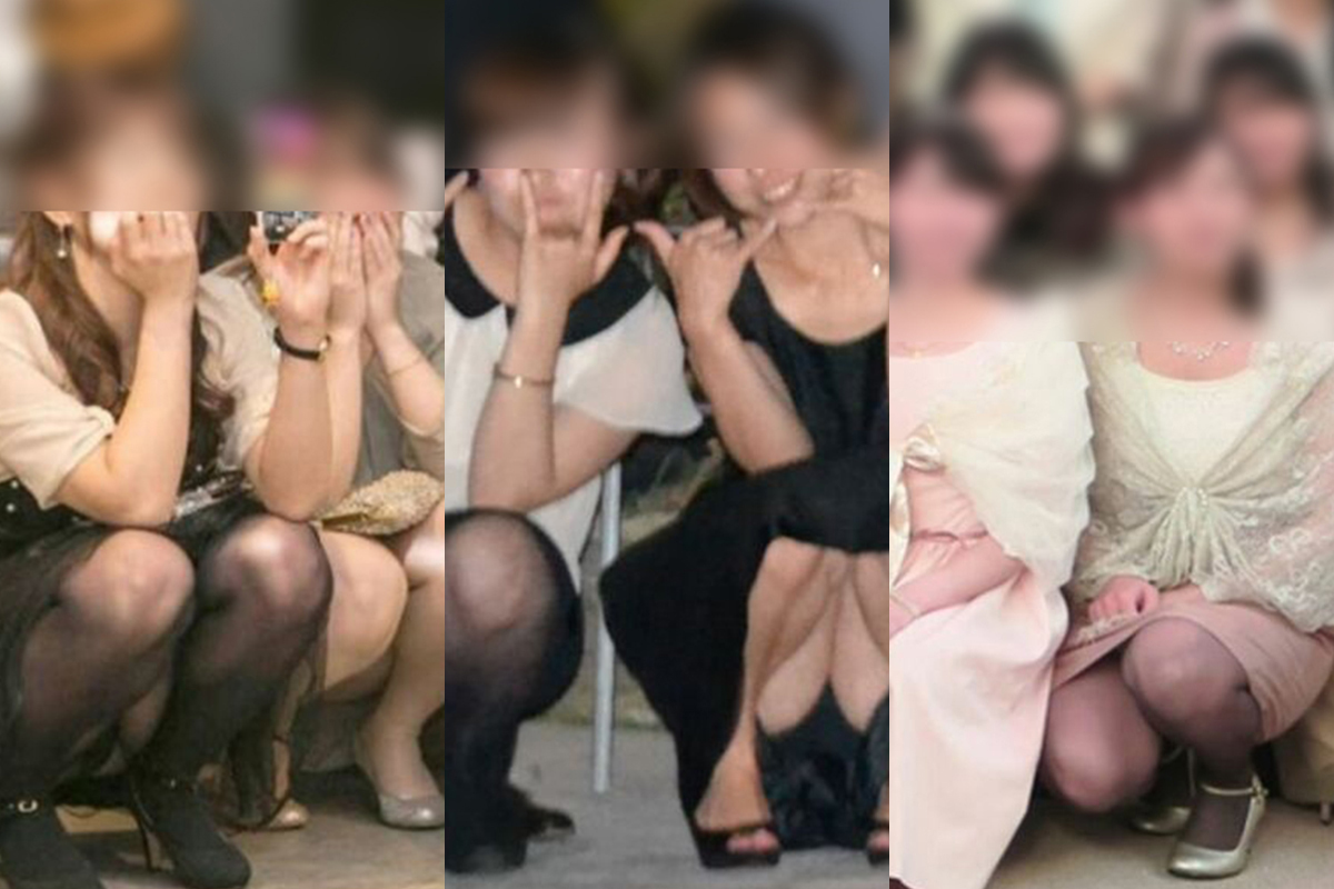 パーティドレス パンチラ画像だぜ!チラッと見えるパンツに大興奮しちゃいます♡056