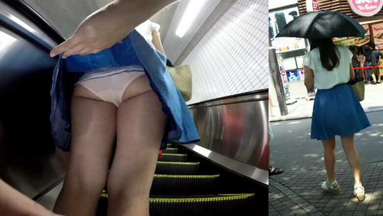 逆さ撮りパンチラ画像、からの!スカートめくりが多めに入っています♡どんなパンツが登場するか楽しみだぜ!!040枚目