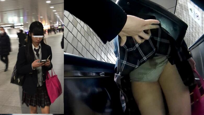 逆さ撮りパンチラ画像、からの!スカートめくりが多めに入っています♡どんなパンツが登場するか楽しみだぜ!!069枚目