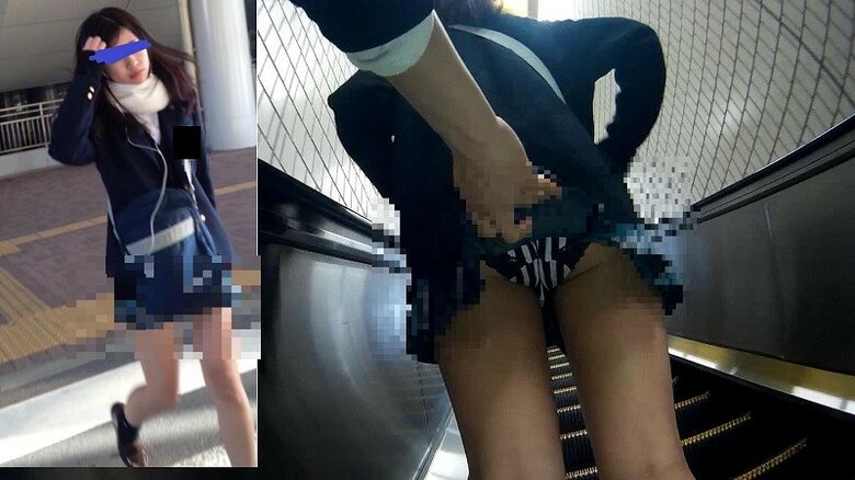 逆さ撮りパンチラ画像、からの!スカートめくりが多めに入っています♡どんなパンツが登場するか楽しみだぜ!!075枚目
