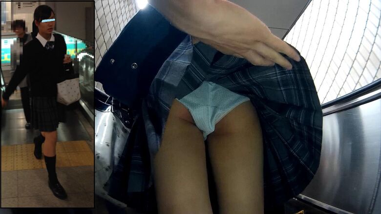逆さ撮りパンチラ画像、からの!スカートめくりが多めに入っています♡どんなパンツが登場するか楽しみだぜ!!081枚目