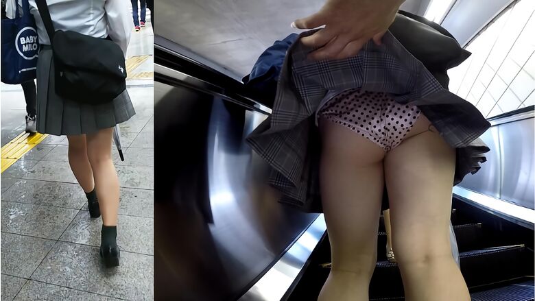 逆さ撮りパンチラ画像、からの!スカートめくりが多めに入っています♡どんなパンツが登場するか楽しみだぜ!!088枚目