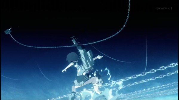アニメ版『艦これ』1話キャプ画 海上で純白パンチラしまくりな件007