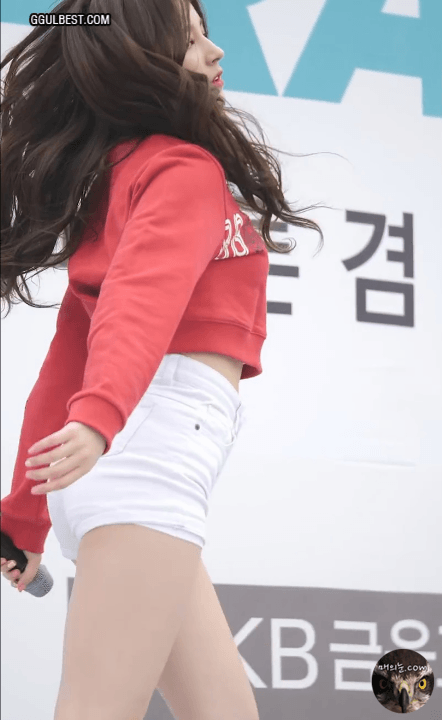 韓国アイドルのパンチラやパン線がエロいGIF画像っす!スタイルよすぎていつまでも見れちゃう♪005