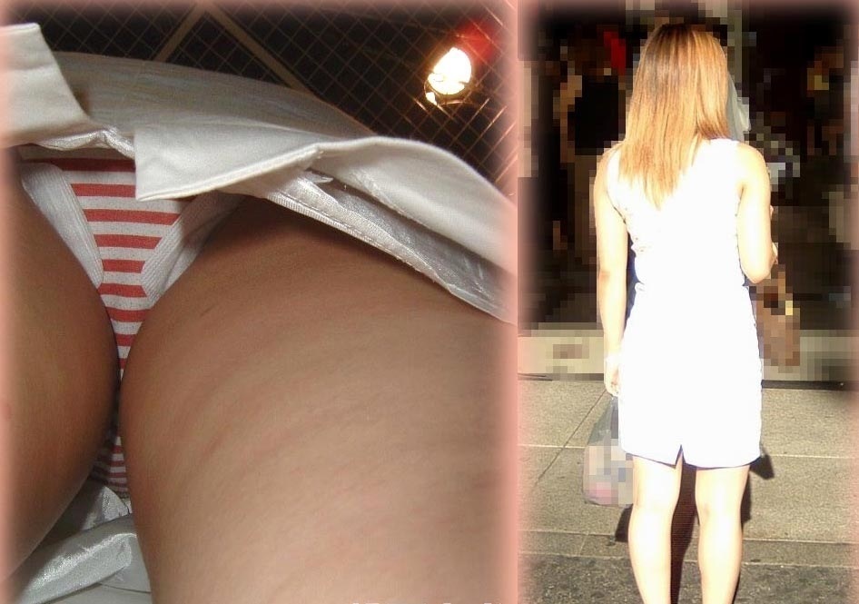 パンツから天使の羽！生理中のナプキン付きパンチラ画像【厳選25枚】021枚目