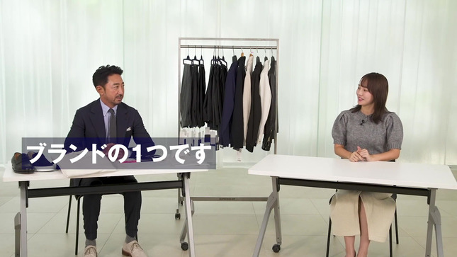 森千晴アナのスリットスカートからパンチラが見えそうなハプニング♡【B.R.CHANNEL Fashion College】003枚目