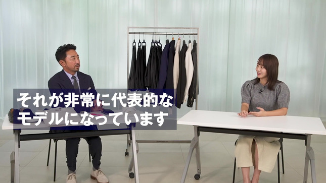 森千晴アナのスリットスカートからパンチラが見えそうなハプニング♡【B.R.CHANNEL Fashion College】007枚目