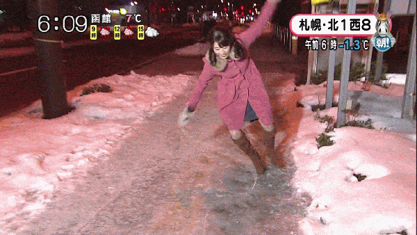 女子アナ パンチラGIF画像！エロいデルタゾーンからお宝パンツ♡奇跡的なハプニングが抜けるぜ!!015