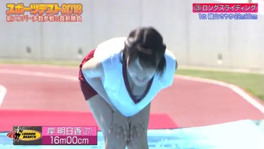 ロンドンハーツ スポーツテスト番組がエロいぜ！性的に狙ってるよね？ってアングルがたまりません♡011