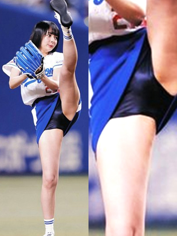 岡田紗佳 パンチラがエロいぜ!始球式やバラエティ番組のパンツがたまんないっす❤️005
