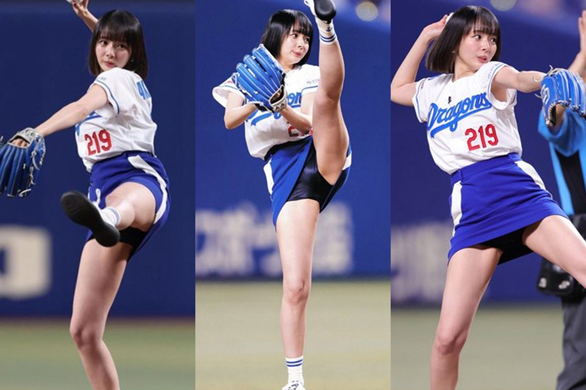 岡田紗佳 パンチラがエロいぜ!始球式やバラエティ番組のパンツがたまんないっす❤️010