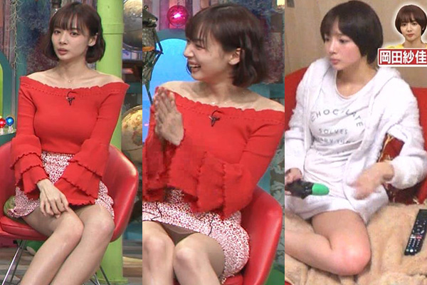 岡田紗佳 パンチラがエロいぜ!始球式やバラエティ番組のパンツがたまんないっす❤️011