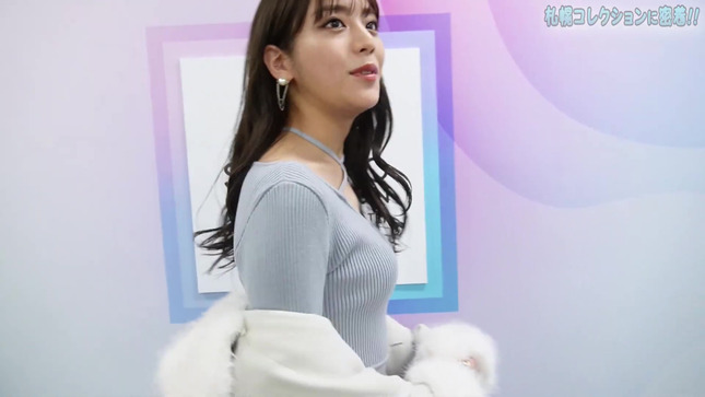 貴島明日香キャスターの「札幌コレクション」で見えたセクシーな下着パン線画像28枚016枚目