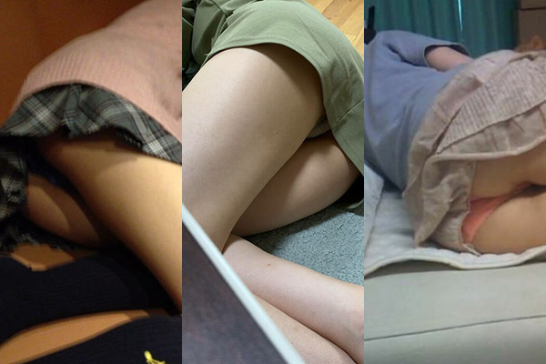 素人パンチラ画像001