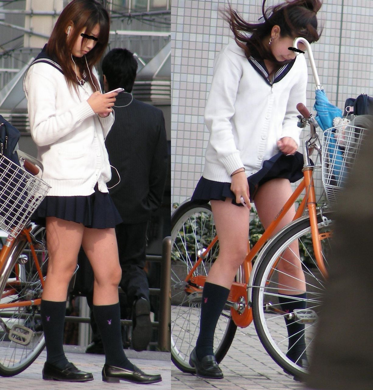 ぱんちら画像31枚!街中で良く見そうなJKのパンチラ画像をまとめてみた!!【天然編】013枚目