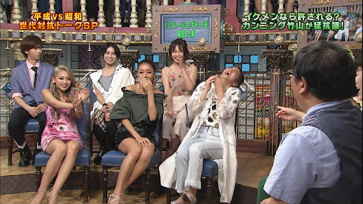 さんま御殿 パンチラ画像!エロハプニング続出♡モロに見えてるのもあるぜ!!【動画あり】004