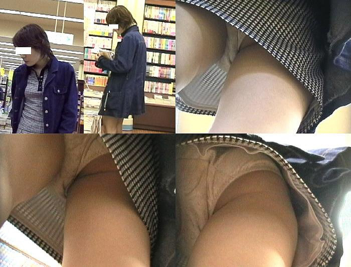 至高の逆さ撮りパンチラ画像！エロい盗撮パンツにお尻 生足が抜ける!!【厳選19枚】015枚目