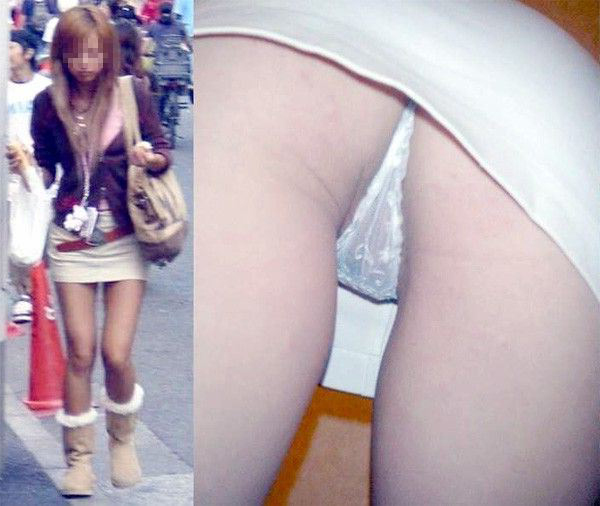 至高の逆さ撮りパンチラ画像Vol.3！エロい盗撮パンツにお尻 生足が抜ける!【厳選20枚】004枚目