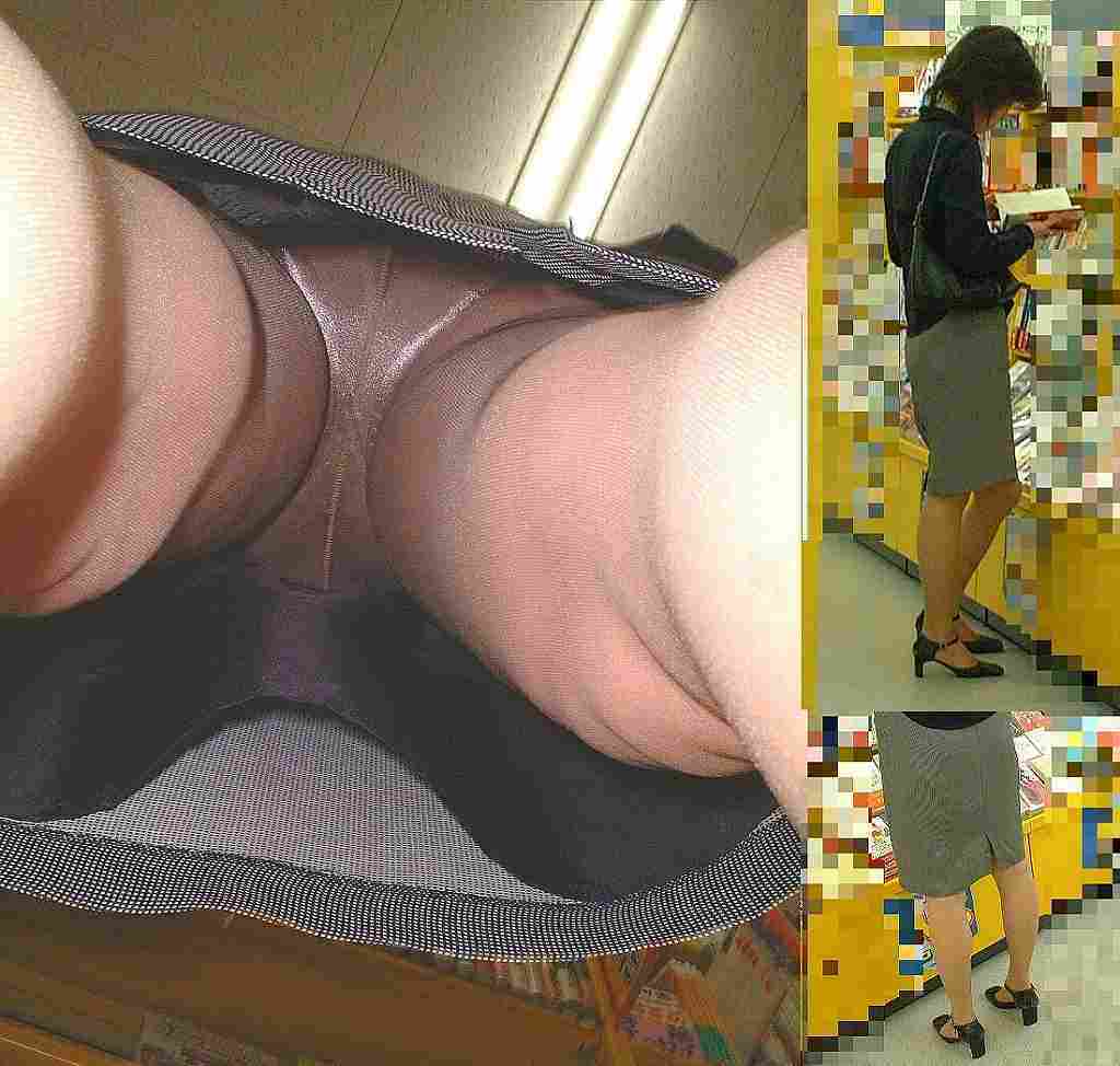 パンチラが抜ける逆さ撮り盗撮エロ動画像Vol.86_006枚目