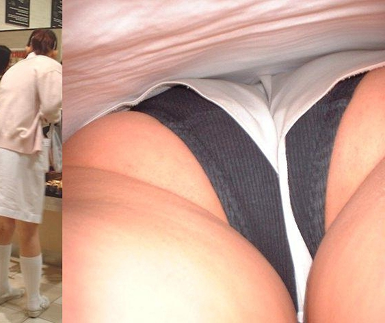 至高の逆さ撮りパンチラ画像Vol.5！エロい盗撮パンツにお尻 生足が抜ける!【厳選21枚】005枚目