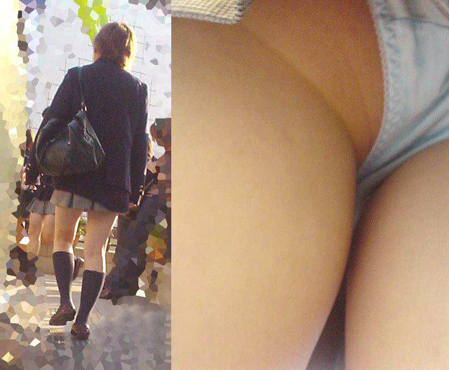至高の逆さ撮りパンチラ画像Vol.5！エロい盗撮パンツにお尻 生足が抜ける!【厳選21枚】018枚目