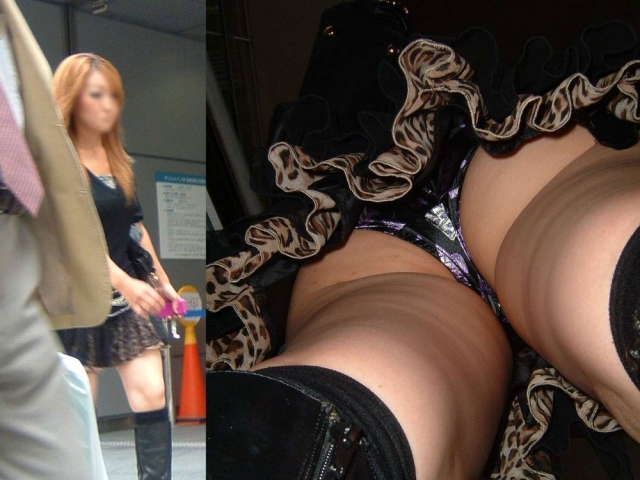 女性の姿写真とスカートの中を盗撮した画像の組み合わせエロすぎｗｗｗpart2004