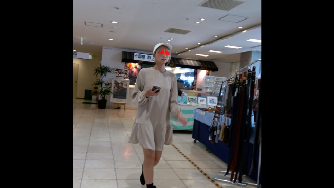 JDのワンピースとパンツ盗撮！逆さ撮りしたらブラジャーまで見えちゃったよ!!【Pcolle】006