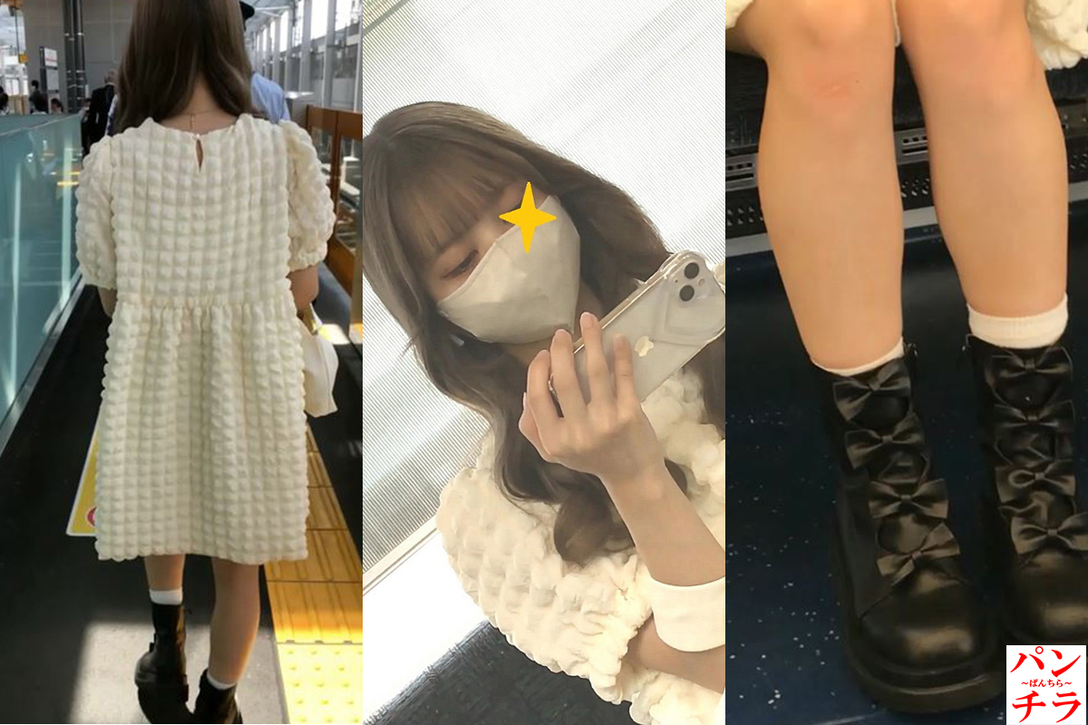 駅構内でJDお姉さんと熟女系外人で発見！気になるパンツを覗いて見ようぜ!!【Pcolle】008