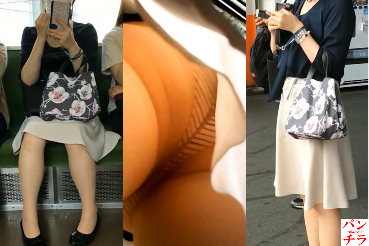 熟女系OLお姉さんボーダーパンティ盗撮パンチラだぜ！【Pcolle】007